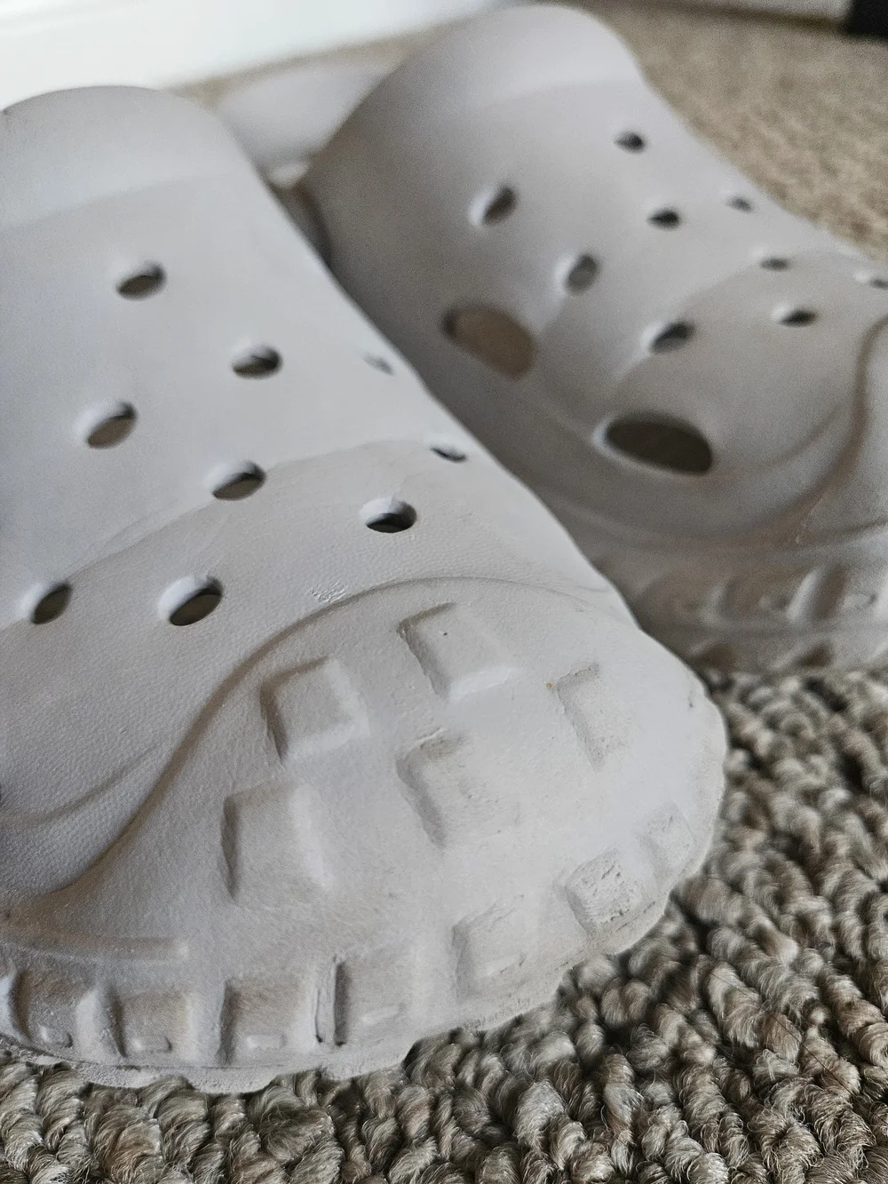 Kids Off-White Slip-On Foam Clogs Water Shoes, US 2 EUR 33